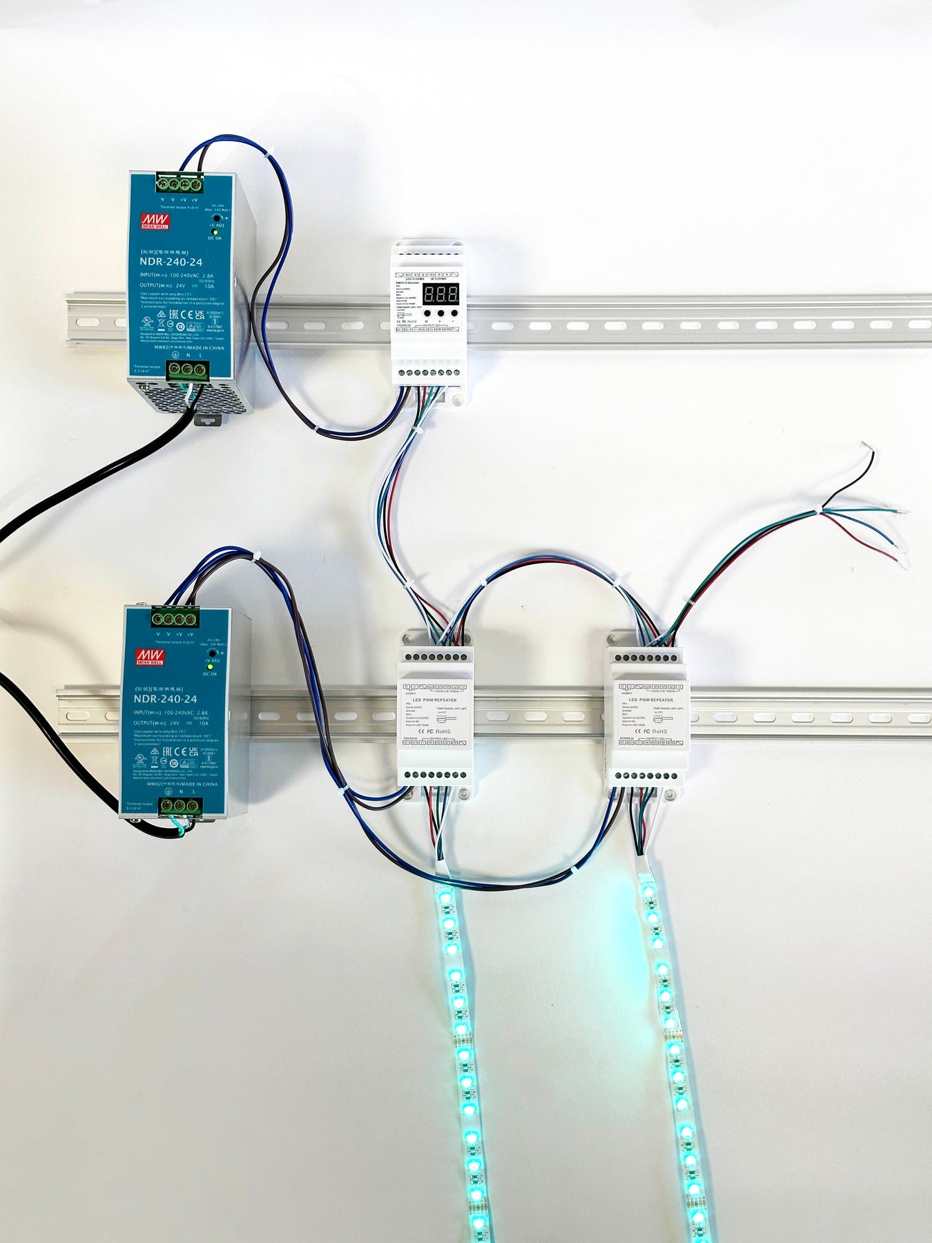 DIN Rail Lighting Control System