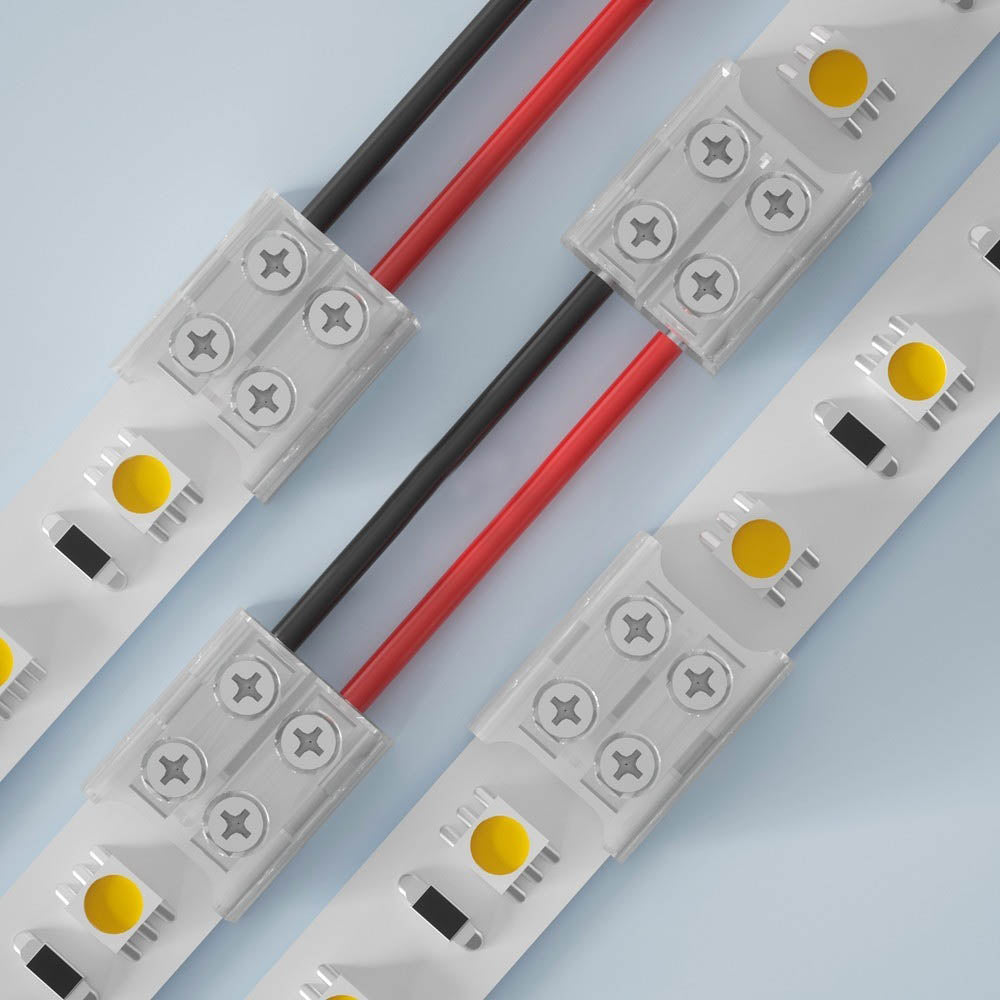 LED TAPE LIGHT SCREW TERMINAL CONNECTORS | Step 1 Dezigns