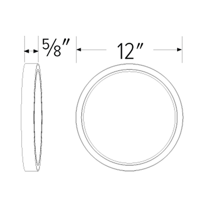 LED CCT Selectable Round Sky Panel Lights