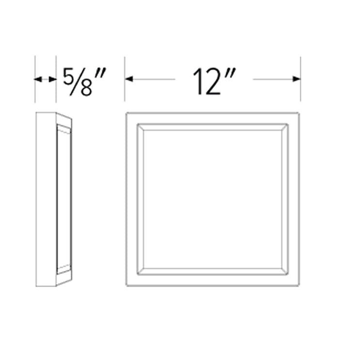 LED CCT Selectable Square Sky Panel Lights