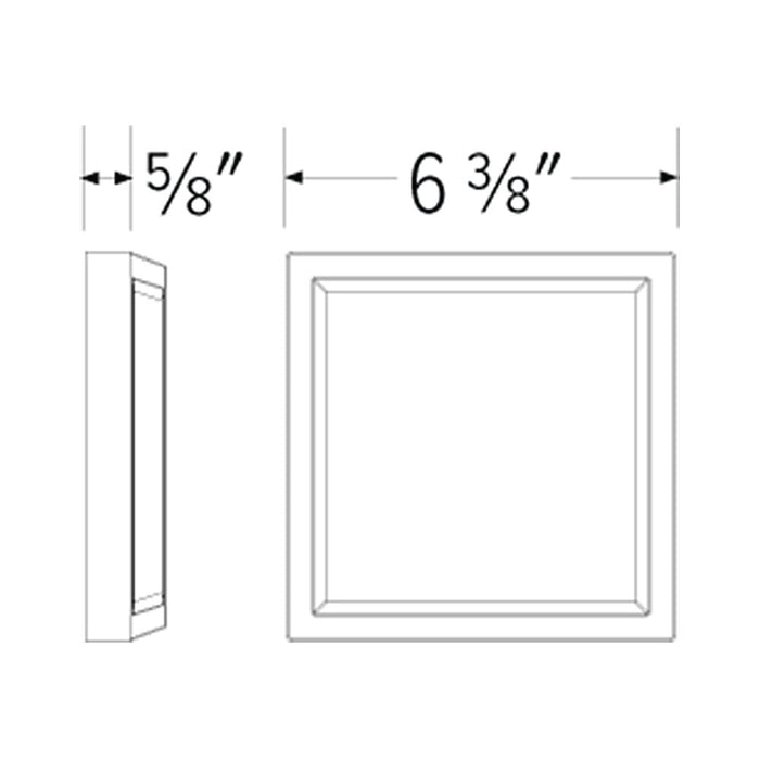 LED CCT Selectable Square Sky Panel Lights