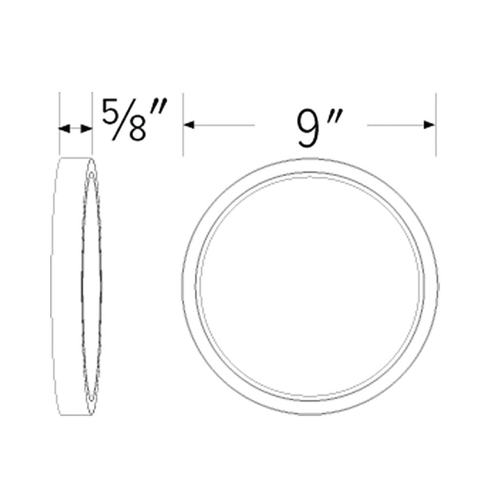 LED CCT Selectable Round Sky Panel Lights