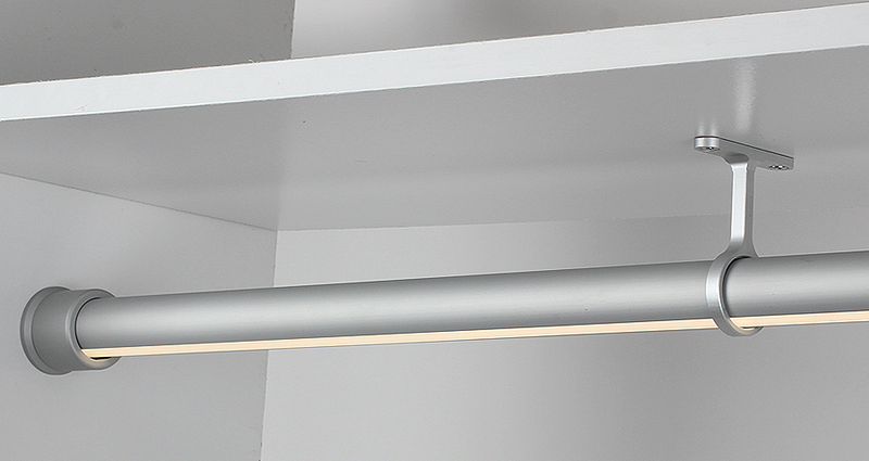 LED Closet Rods 4 or 8 Ft Length