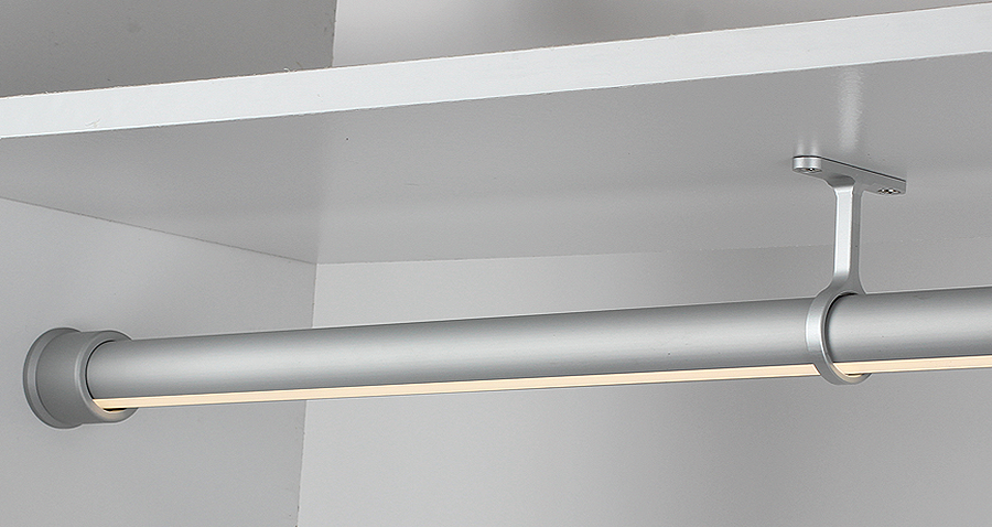 LED Closet Rods 4 or 8 Ft Length
