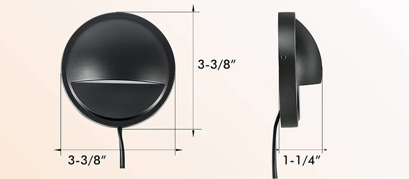 LED CCT Half Round Deck Lights
