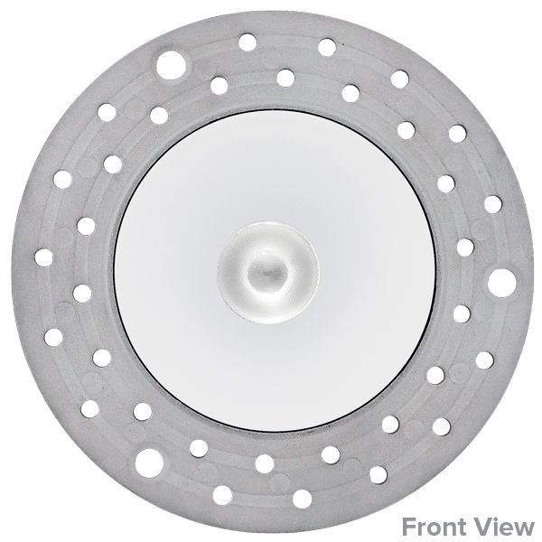 1 in. Round Trimless Recessed Oak Downlight