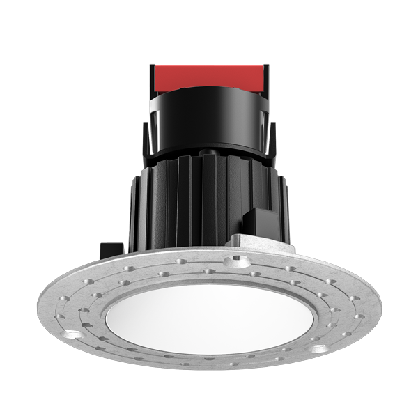 1 in. Round Trimless Recessed Oak Downlight