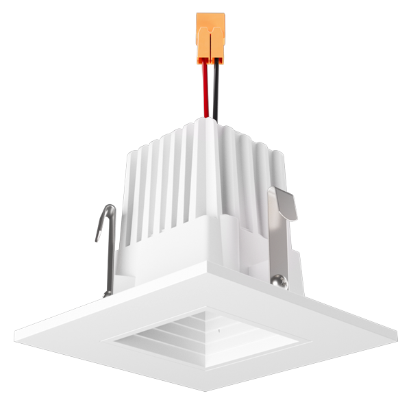 2 in. Square LED Baffle Downlight