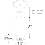 4″ Sylo™ Pendant with Koto™ Focus Module - Step 1 Dezigns