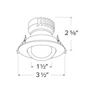 2 in Canless Round Gimbal - Step 1 Dezigns