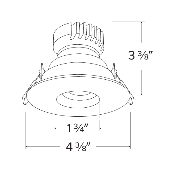 3 in Canless Round Adjustable Pinhole