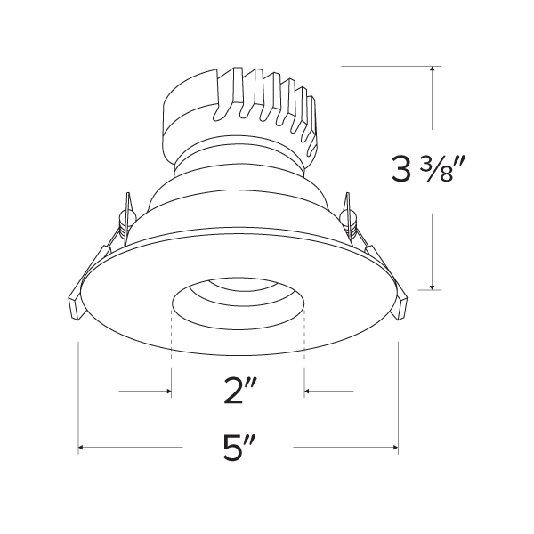 4 in Canless Round Adjustable Pinhole