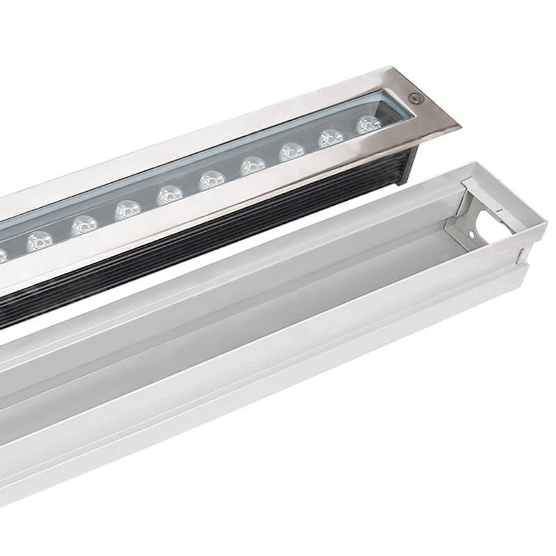 LED In‑Ground Linear Wall Washer Lights - Step 1 Dezigns