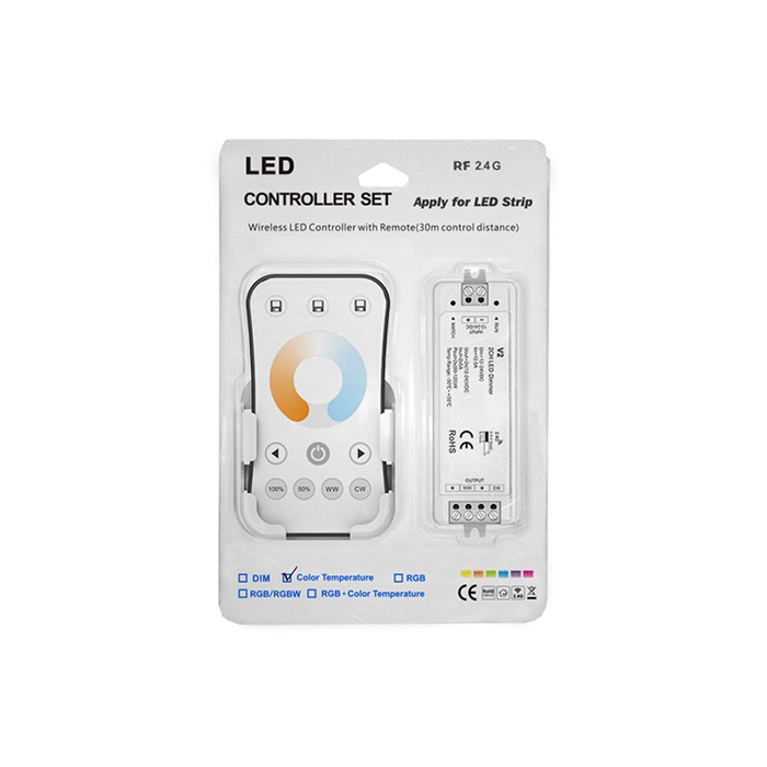 LED CCT Dual Color Controller Kit 12-24V