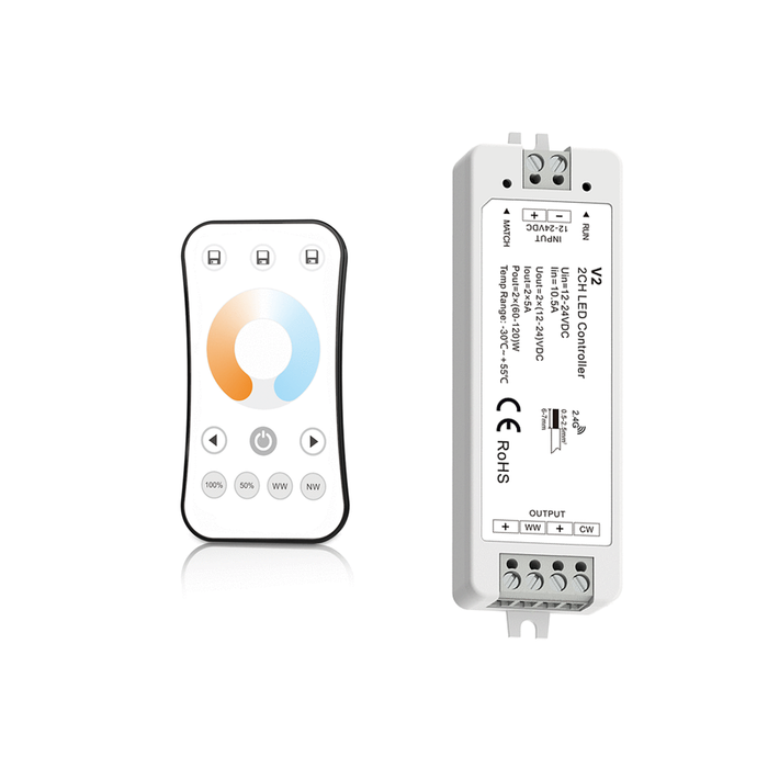 LED CCT Dual Color Controller Kit 12-24V