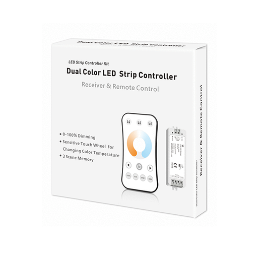 LED CCT Dual Color Controller Kit 12-24V - Step 1 Dezigns