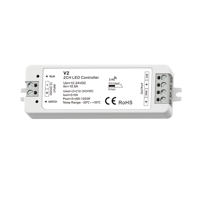 LED CCT Dual Color Controller Kit 12-24V