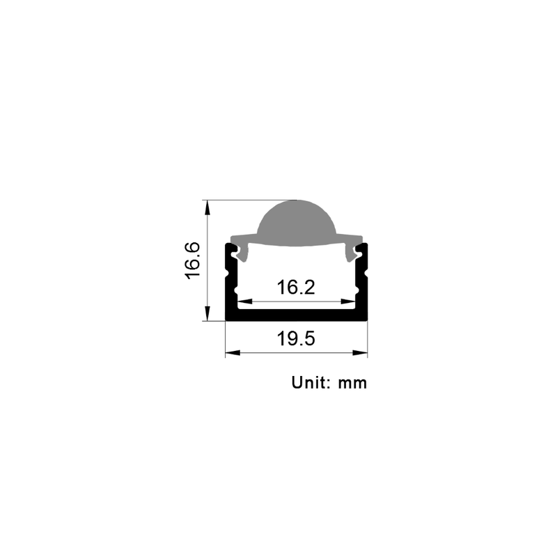 LED 10 Degree Wall Grazer Aluminum Channel