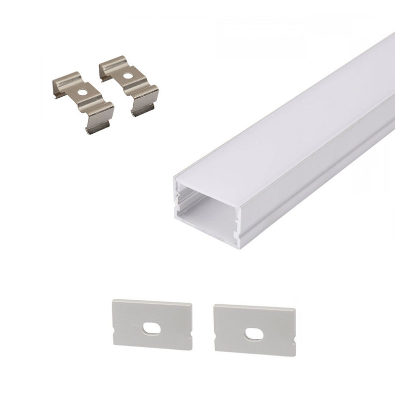 LED 1" x 5/8" Deep Aluminum Channel - Step 1 Dezigns