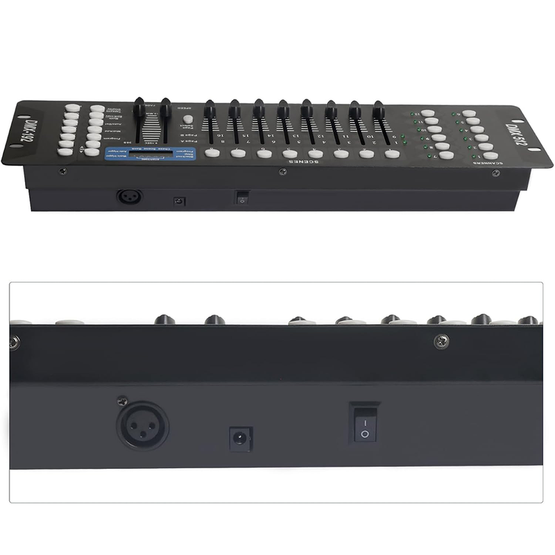 DMX 512 Control Programmer 192 Channel