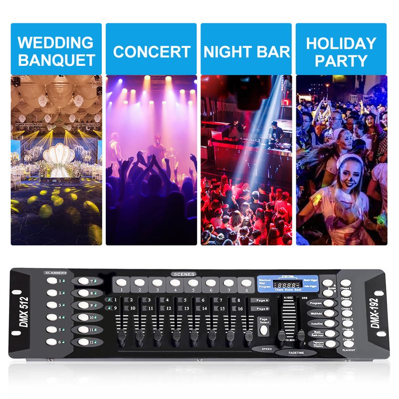 DMX 512 Control Programmer 192 Channel