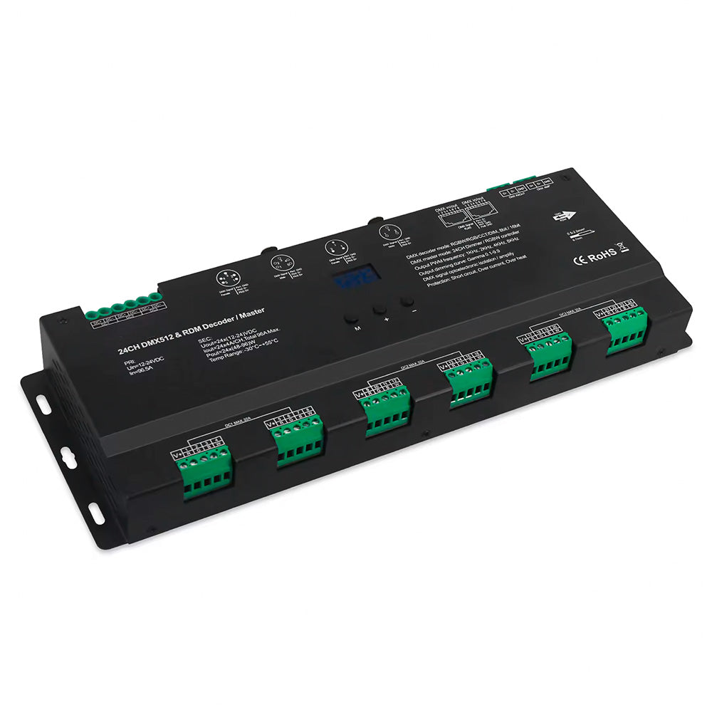 LED 24-Channels RGBW DMX Decoder | Step 1 Dezigns