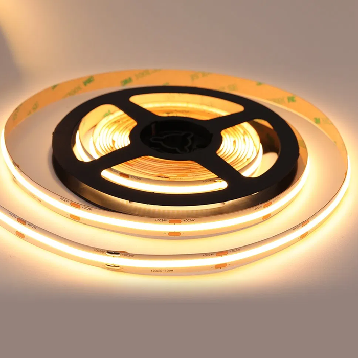LED COB Flexible Tape Lights 24V DC 16 ft or 100 ft Reel