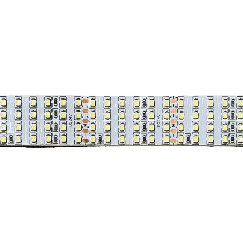 LED Quad Row Flexible Tape Lights 24V DC 16 ft