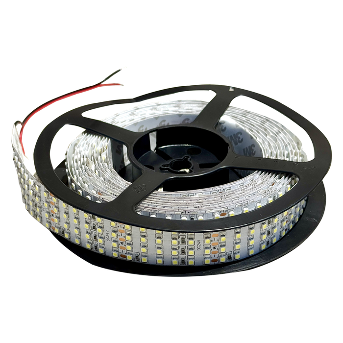 LED Quad Row Flexible Tape Lights 24V DC 16 ft