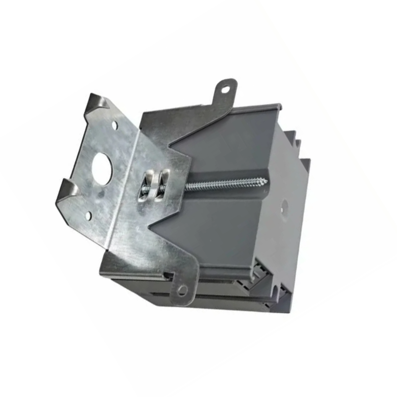 2-Gang 34 cubic in. PVC New Work Switch/Outlet Box with Adjustable Bracket