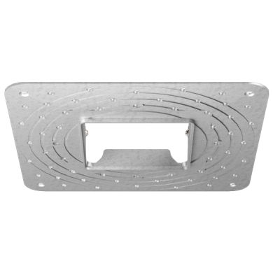 3 in Canless Square Adjustable Trimless Smooth Reflector Trim - Step 1 Dezigns