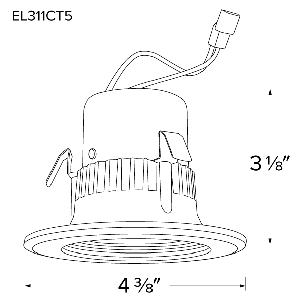 3 in. LED CCT Round Downlights - Step 1 Dezigns