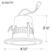 3 in. LED CCT Round Downlights - Step 1 Dezigns