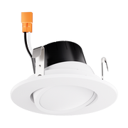 3 in. LED CCT Round Adjustable Gimbal Downlight - Step 1 Dezigns