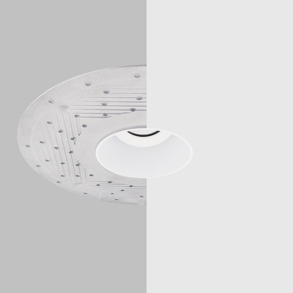 Reflector liso sin marco de 2 pulgadas