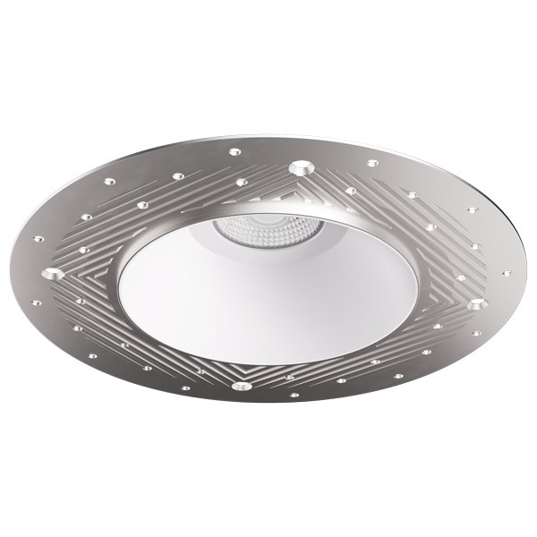 4 in Canless Round Trimless Smooth Reflector Trim