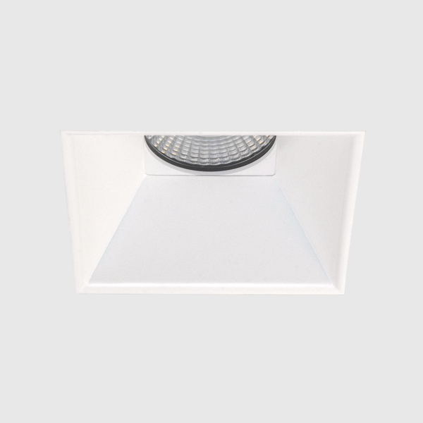 4 in Canless Square Trimless Smooth Reflector Trim