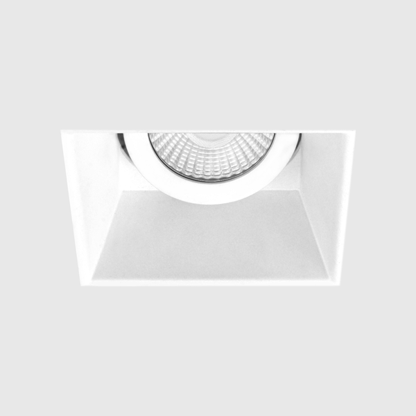 4 in Canless Square Adjustable Trimless Smooth Reflector Trim