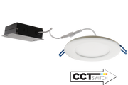 LED Ultra Slim Round Panel Lights with 5-CCT Switch - Step 1 Dezigns