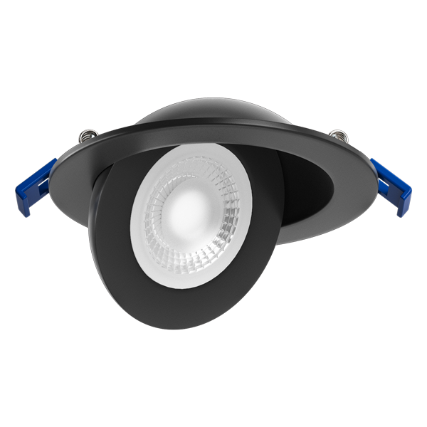 4 in. Floating Adjustable Eyeball Downlight with 5-CCT Switch