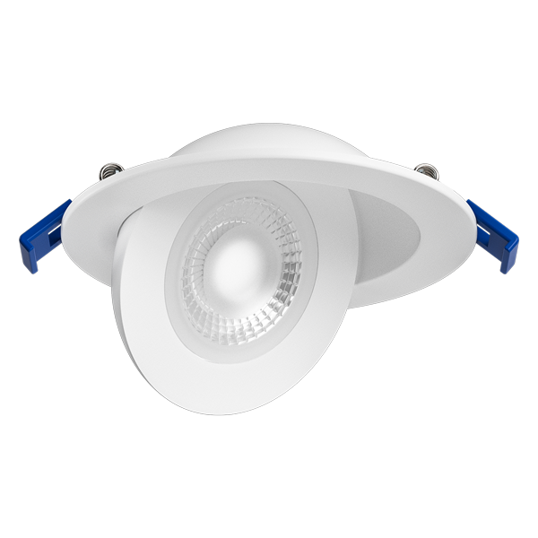 4 in. Floating Adjustable Eyeball Downlight with 5-CCT Switch