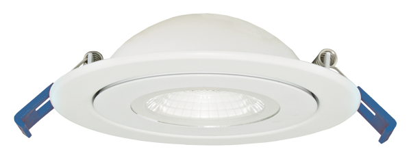 4 in. Floating Adjustable Eyeball Downlight with 5-CCT Switch