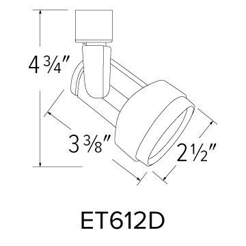 Cabezales de riel regulables LED Transom SM