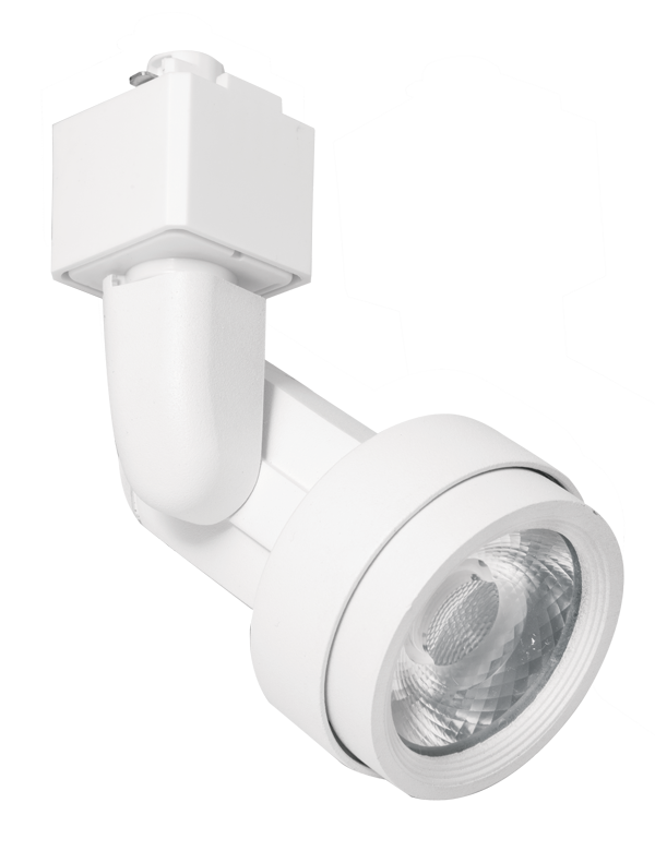 Cabezales de riel regulables con LED para travesaños