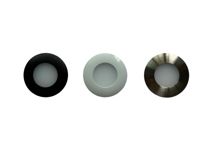 LED Mini Round Puck Lights 12V DC 1.25" Diameter