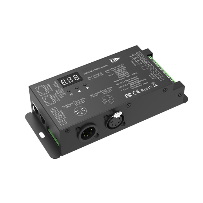 LED 4-Channels RGBW DMX Decoder 5-Pin