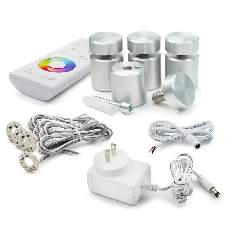 LED RGB Sign Standoffs Complete Kit