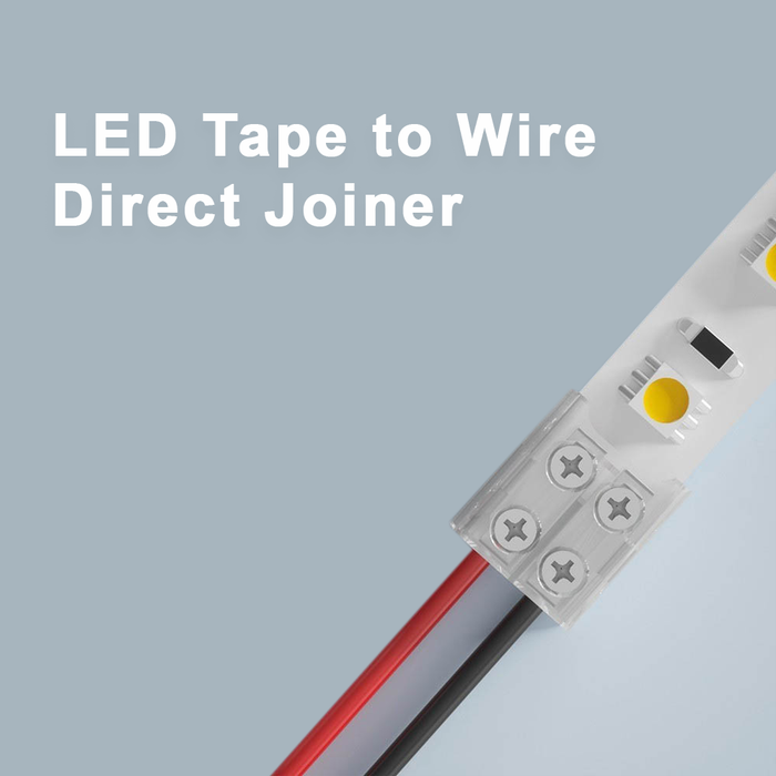 LED Tape to Wire Screw Terminal Connectors | Step 1 Dezigns