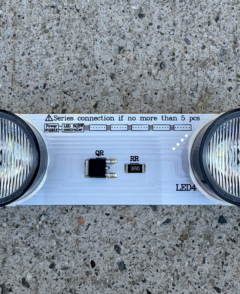 LED RGBW LumaStrip Module Light 19 in IP20 - Step 1 Dezigns