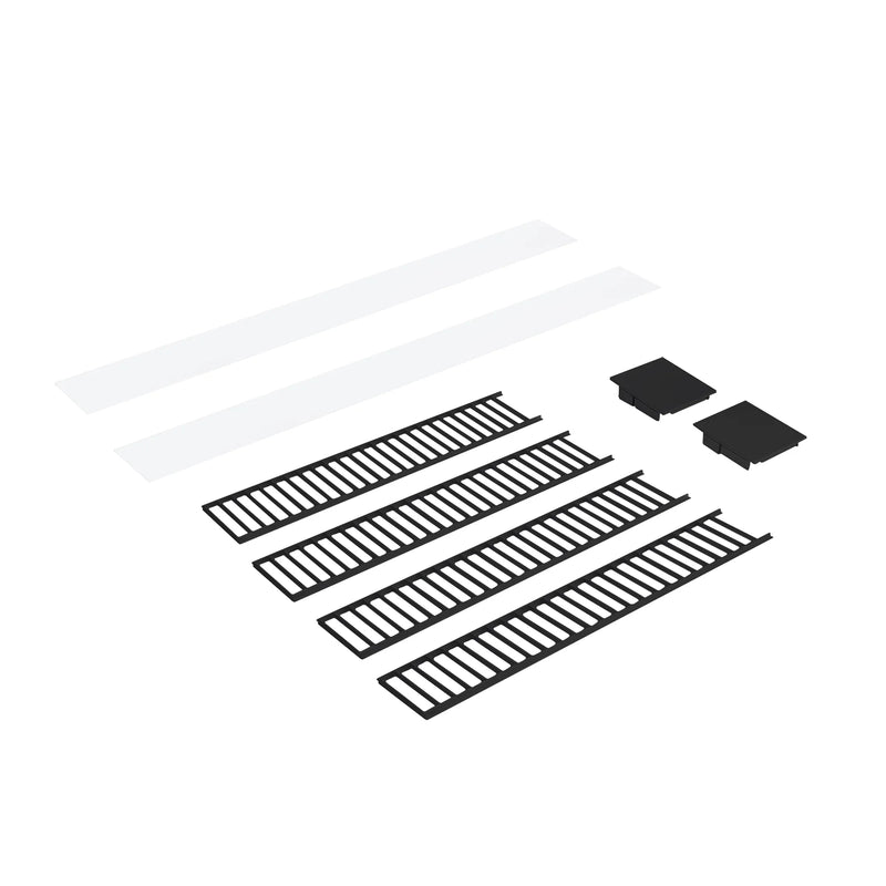 Kit de rejilla de ventilación de 4' para NLUD-4334 L-Line